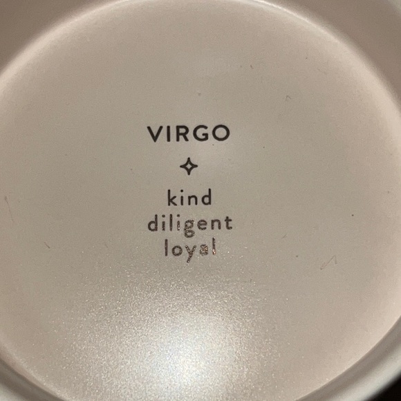 Zodiac “Taurus” round ceramic decorative trinket box w/sign attributes inside - Picture 11 of 13